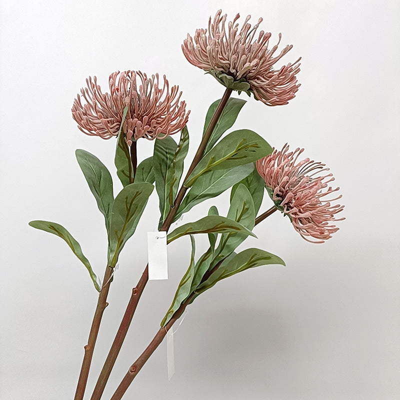 Künstliche Chrysantheme, Einzelstiel, 58 cm, PE/PVC, für Innendekoration, Hotel und Gewerbe