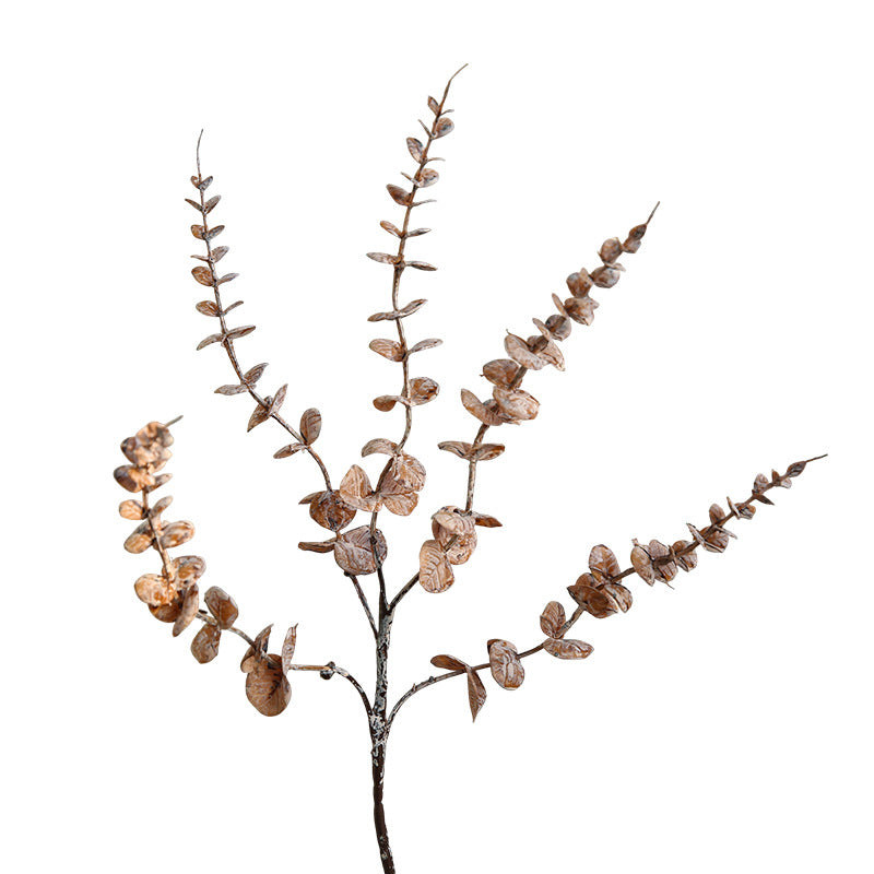 Künstliche Epipremnum aureum Vintage Herbstfarbe, Einzelstiel, 75 cm, aus Kunststoff für Innenraum-Deko