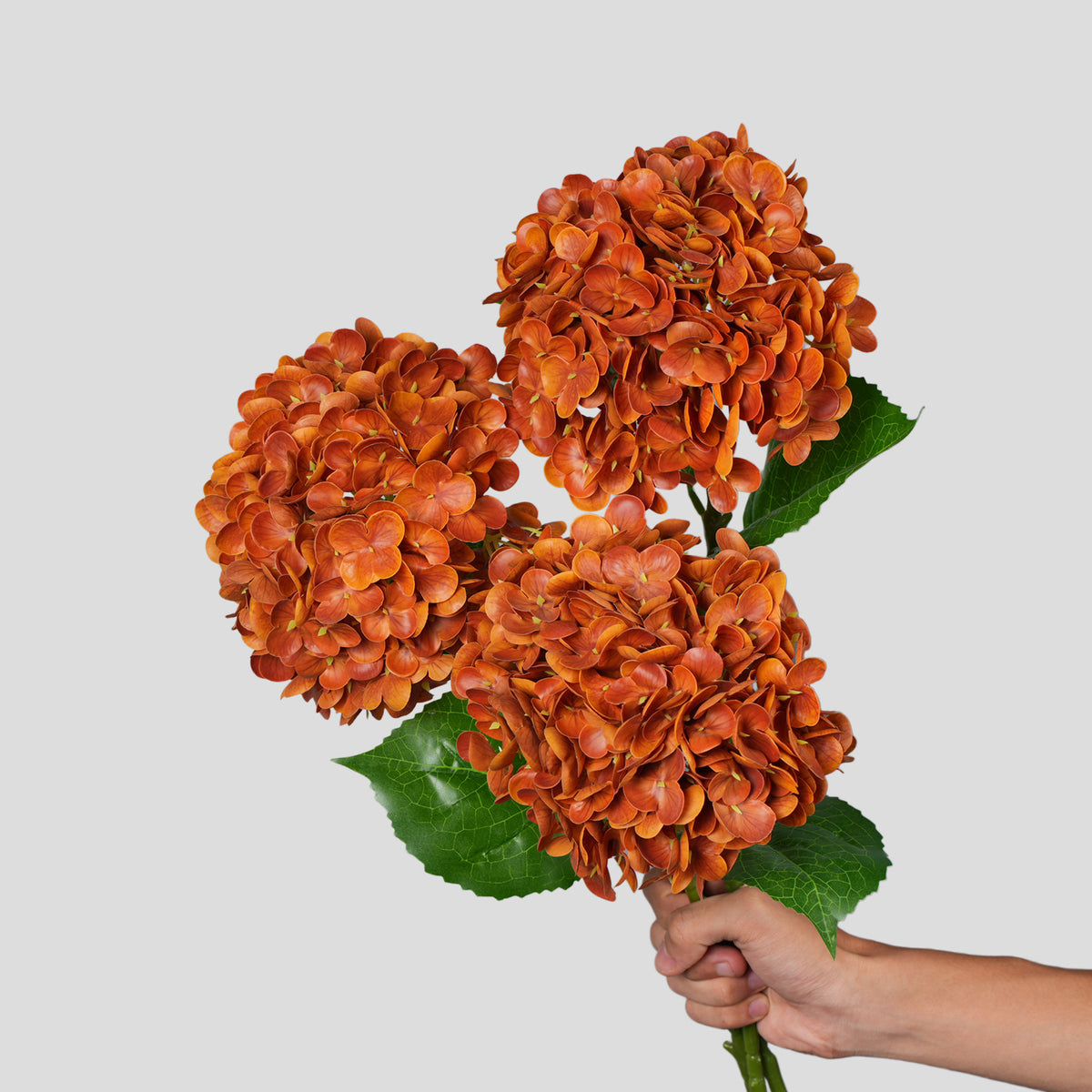 Künstliche Hortensie, Einzelstiel mit 1 Blüte, Kunststoff, 62 cm, für Hochzeit, Hotel und Dekoration
