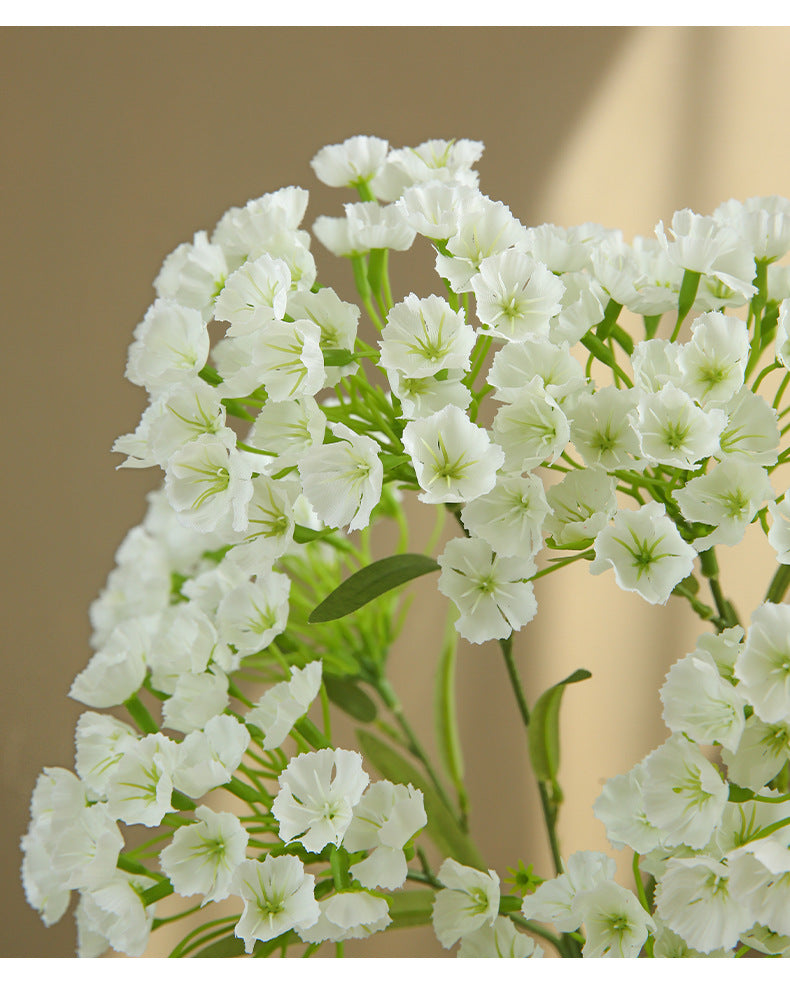 Künstliche Nelke, Single Stem mit 3 Blüten, 72 cm, Seidenstoff, modern, für Hochzeit, Dekoration, Innenraum