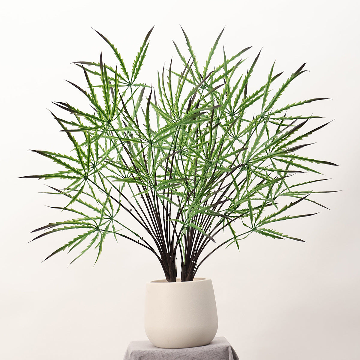 Kunstpflanze Schefflera (Fingeraralie) Strauch, 1 Stück, Kunststoff PE/PVC, für Büro, Hotel, Schaufenster und Zuhause