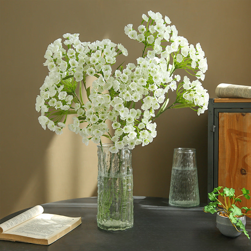 Künstliche Nelke, Single Stem mit 3 Blüten, 72 cm, Seidenstoff, modern, für Hochzeit, Dekoration, Innenraum