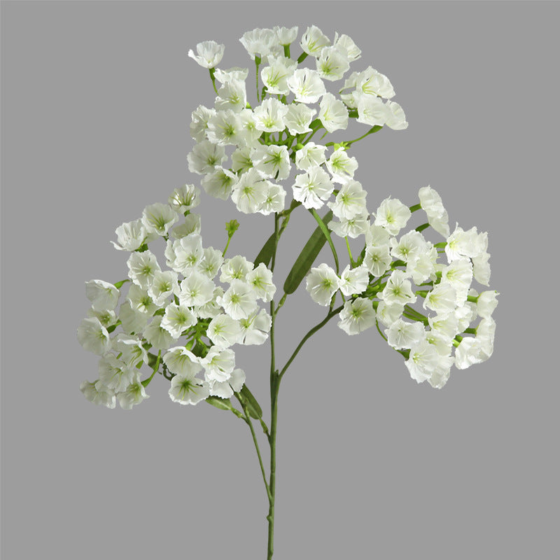 Künstliche Nelke, Single Stem mit 3 Blüten, 72 cm, Seidenstoff, modern, für Hochzeit, Dekoration, Innenraum