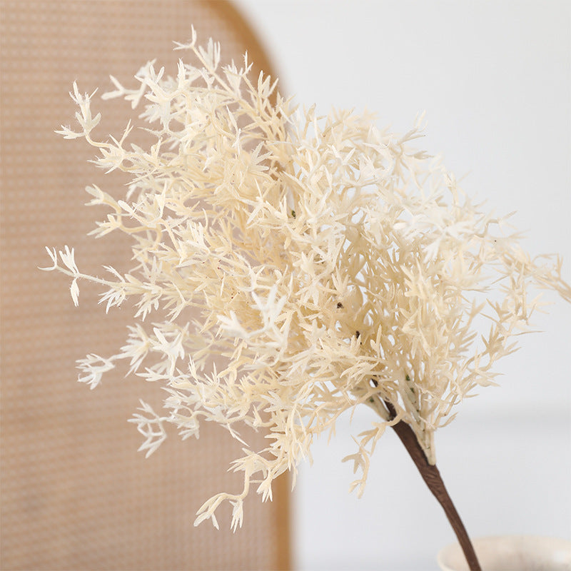 Künstlicher Raureif-Zweig Nebelorchidee, Kunstblumen-Busch aus Kunststoff, 54 cm, für Hochzeit, Hotel und Schaufenster