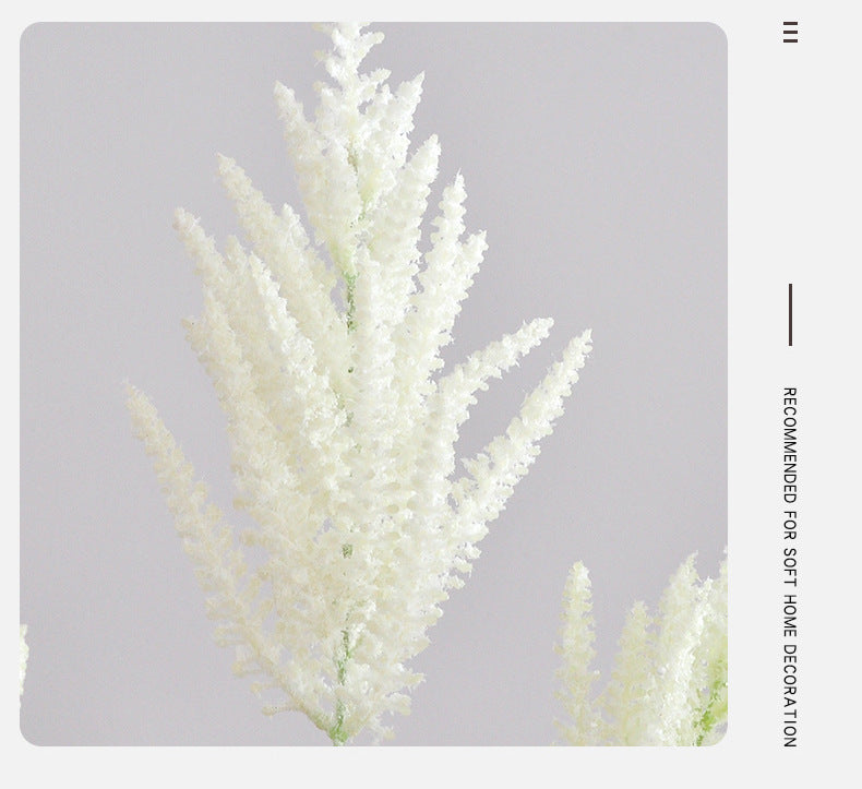 Künstliche Spirea-Blume, 103 cm, Einzelstiel mit 3 Blüten, für Innenraum, Hochzeit, Dekoration