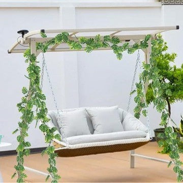 180 cm künstliche Monstera Ranke, Efeutute Deko, Kunstpflanze für Innendekoration, Wanddekoration, Hochzeit, Veranstaltungen, Büro