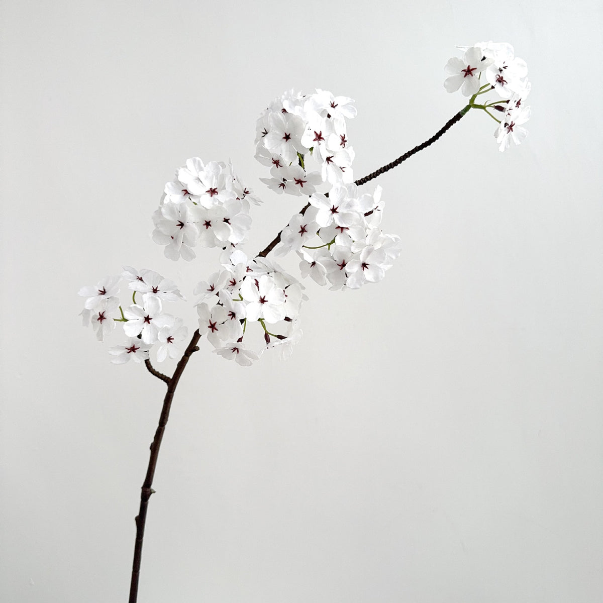 Künstliche Birnenblütenzweige, 6 Blüten, 92 cm hoch, Seidenstoff, für Hochzeit, Dekoration, Innenraum
