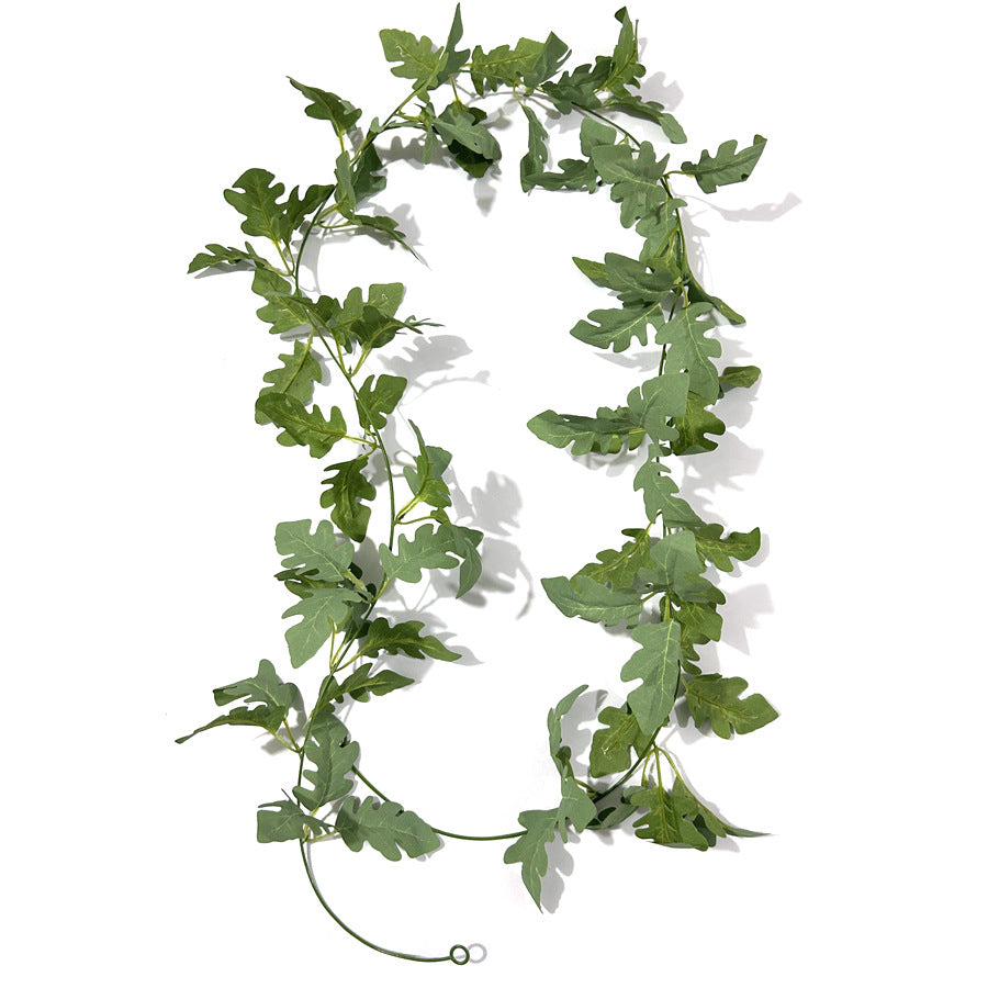 Künstliche Chrysanthemenblatt-Ranke, Girlande aus Kunstseide, 170 cm, biegbar, für Hochzeit, Hotel und Schaufenster