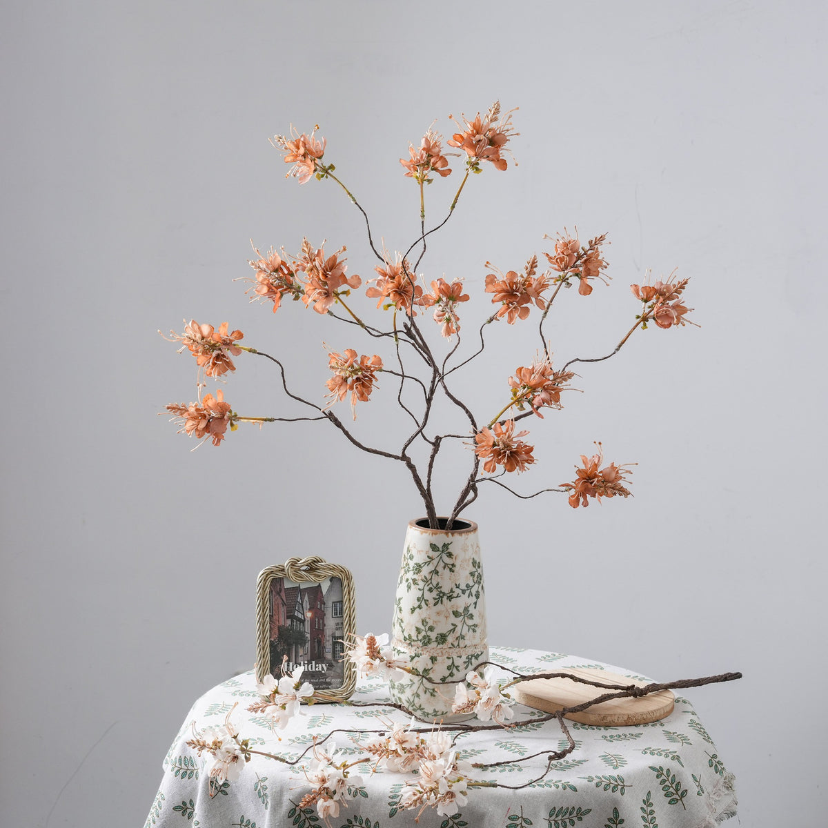 Künstliche Spinnenblume (Cleome), Bush mit mehreren Zweigen, Kunstblume für Hochzeit, Hotel und Dekoration