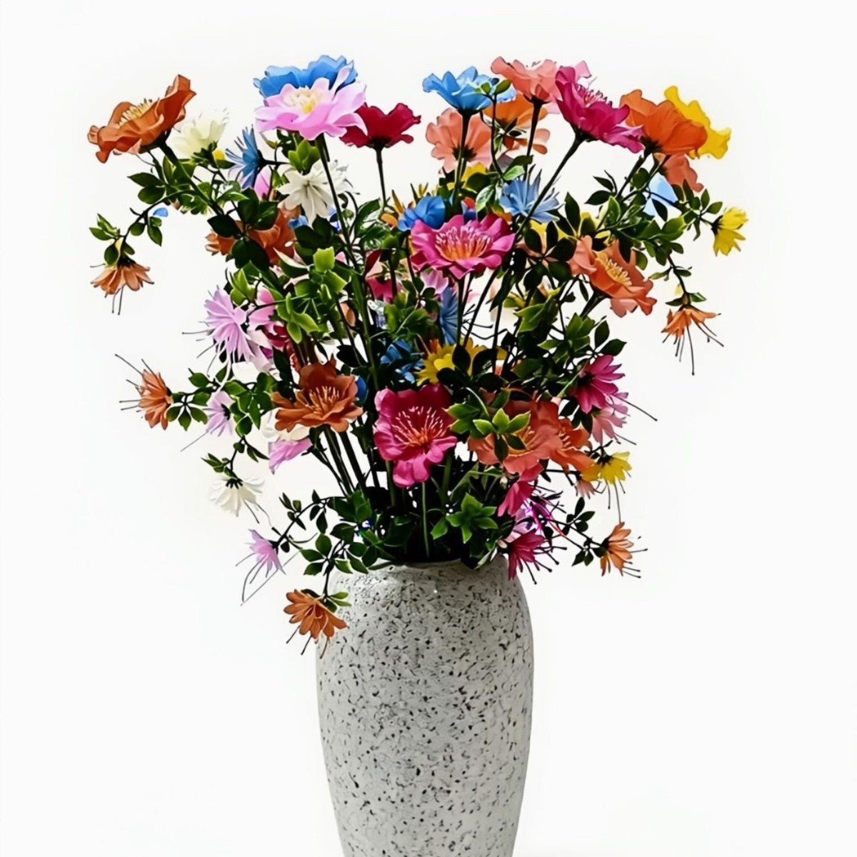 Künstliche Cosmos-Blumen, 1 Strauch mit 6 Blüten, 70 cm hoch, Seidenstoff, für Hochzeit, Dekoration, Gewerbe
