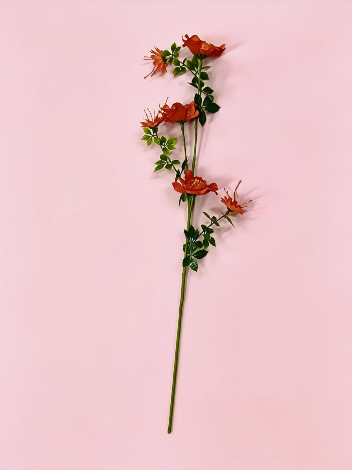 Künstliche Cosmos-Blumen, 1 Strauch mit 6 Blüten, 70 cm hoch, Seidenstoff, für Hochzeit, Dekoration, Gewerbe