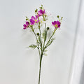 Künstliche Cosmea (Schmuckkörbchen) Strauß mit 8 Blüten, 68 cm hoch, Seidenstoff-Dekoration für Hochzeit, Wohnung und Geschäftsräume