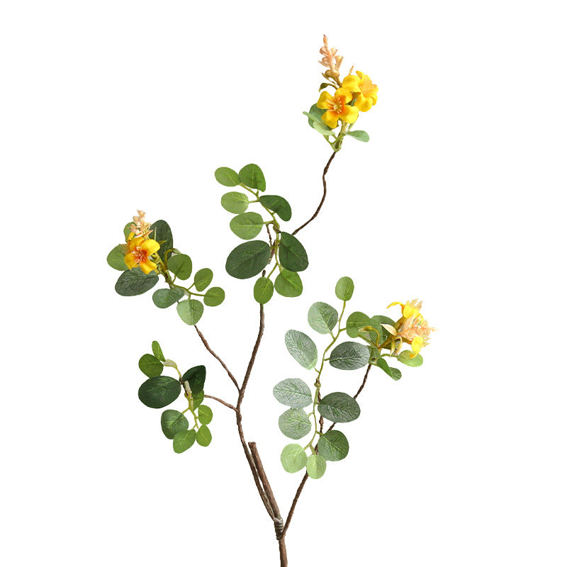 Künstliche Clematis, Single Stem mit 3 Blüten, 52 cm, Seidenstoff, für Zuhause und Gewerbe