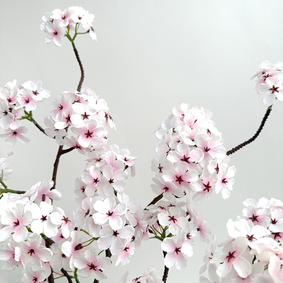 Künstliche Birnenblütenzweige, 6 Blüten, 92 cm hoch, Seidenstoff, für Hochzeit, Dekoration, Innenraum