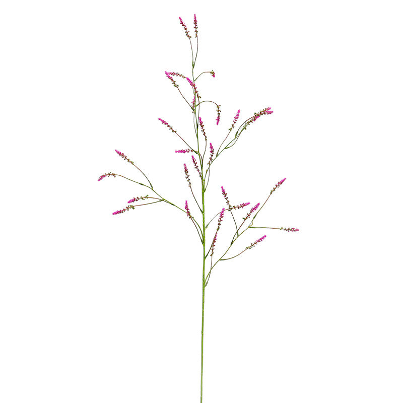 Künstliche Lavendel-Polygonum-Blume, einzelner Stängel, 123 cm, für Hochzeitsdekoration und Inneneinrichtung