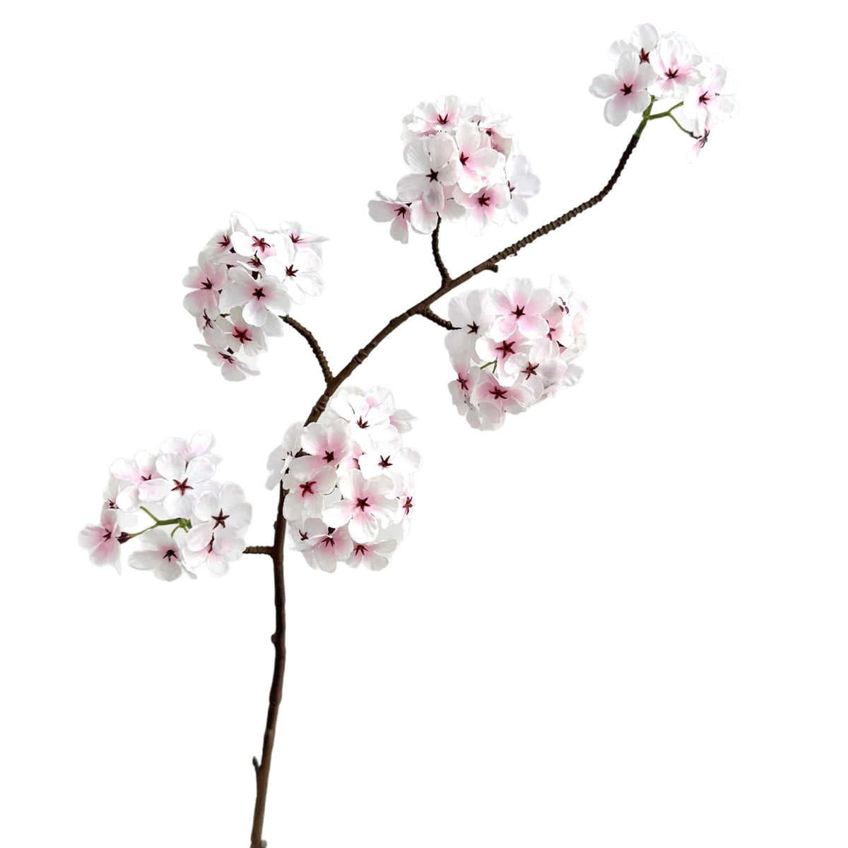 Künstliche Birnenblütenzweige, 6 Blüten, 92 cm hoch, Seidenstoff, für Hochzeit, Dekoration, Innenraum