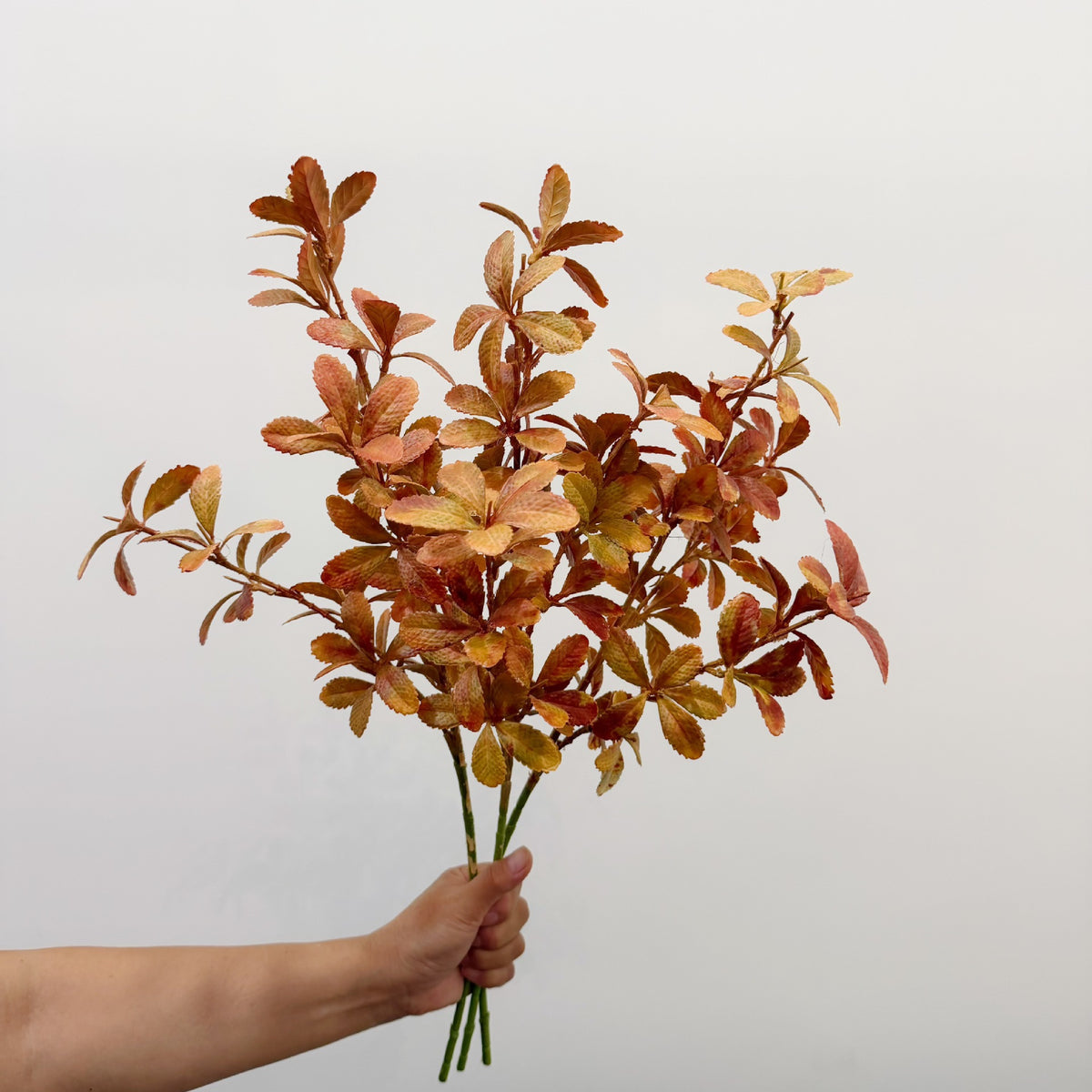 Künstliches Eukalyptus-Blattbusch, Kunststoff, 1 Stück als Zweigbund, 60 cm, für Hochzeit, Hotel und Heimdeko