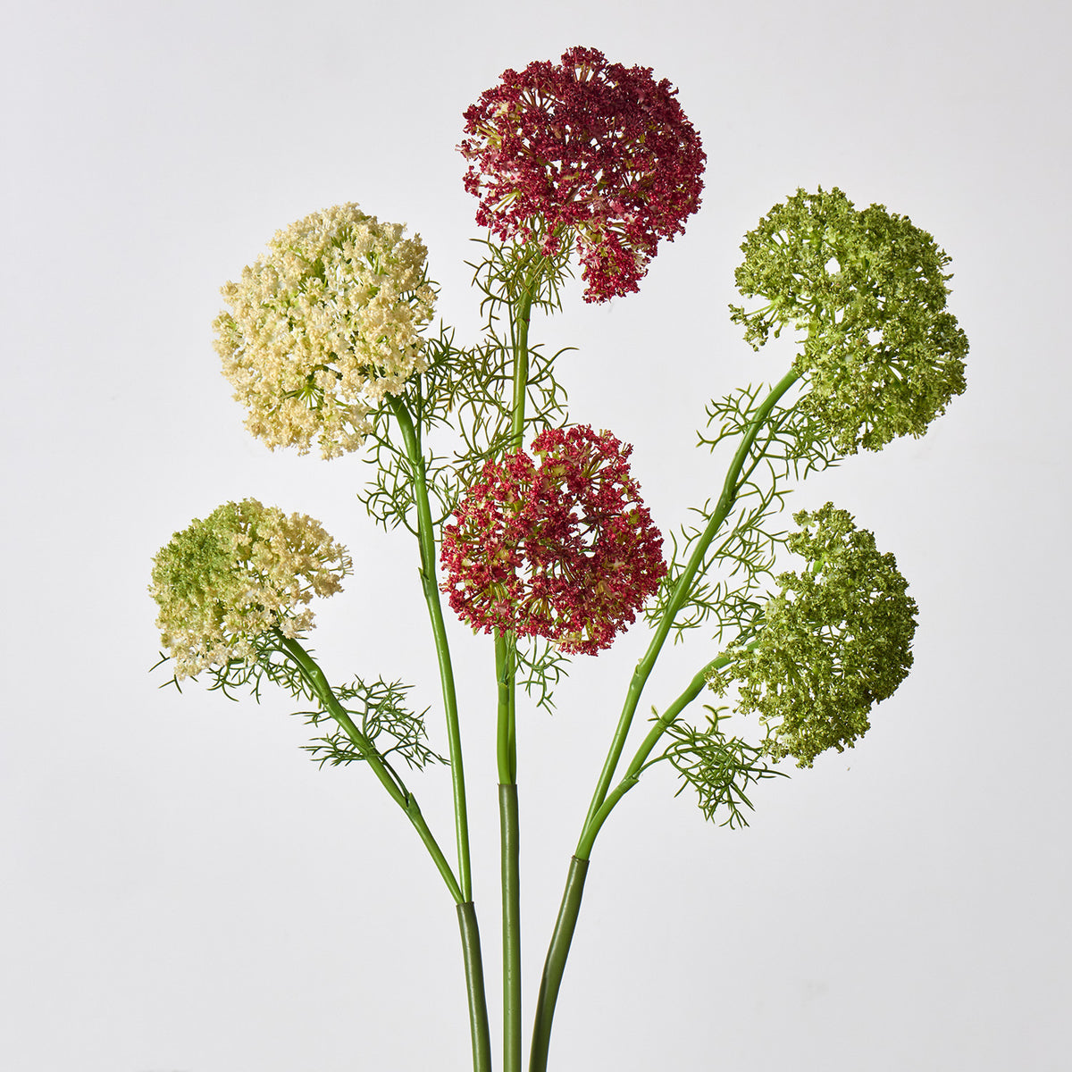 Künstliche Spitzenblumen, 73 cm hoch, 2 Blüten, für Hochzeitsdeko und Inneneinrichtung