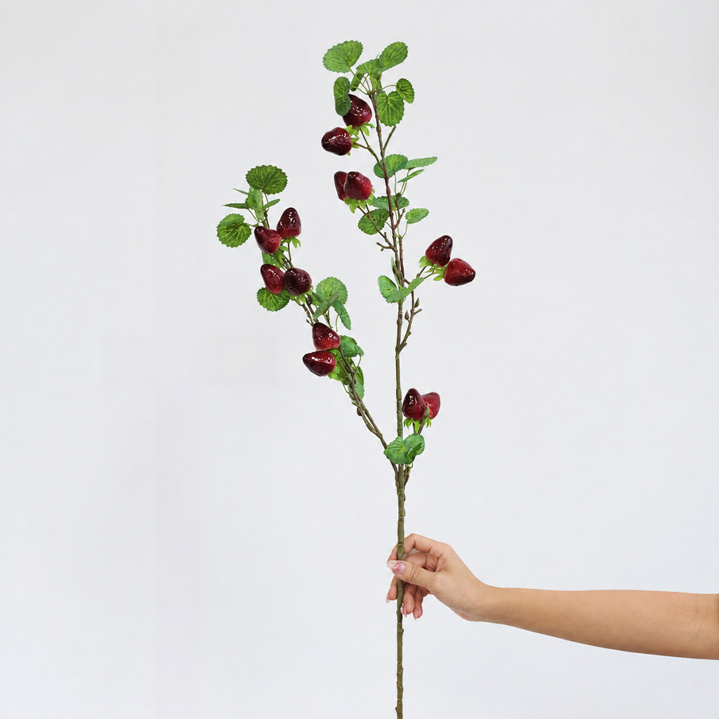 Künstliche Wildbeeren-Zweige, 90 cm, Dekoration für Hochzeit, Innenraum, Floristik