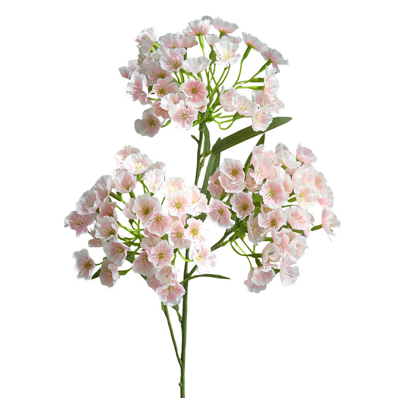Künstliche Nelke, Single Stem mit 3 Blüten, 72 cm, Seidenstoff, modern, für Hochzeit, Dekoration, Innenraum