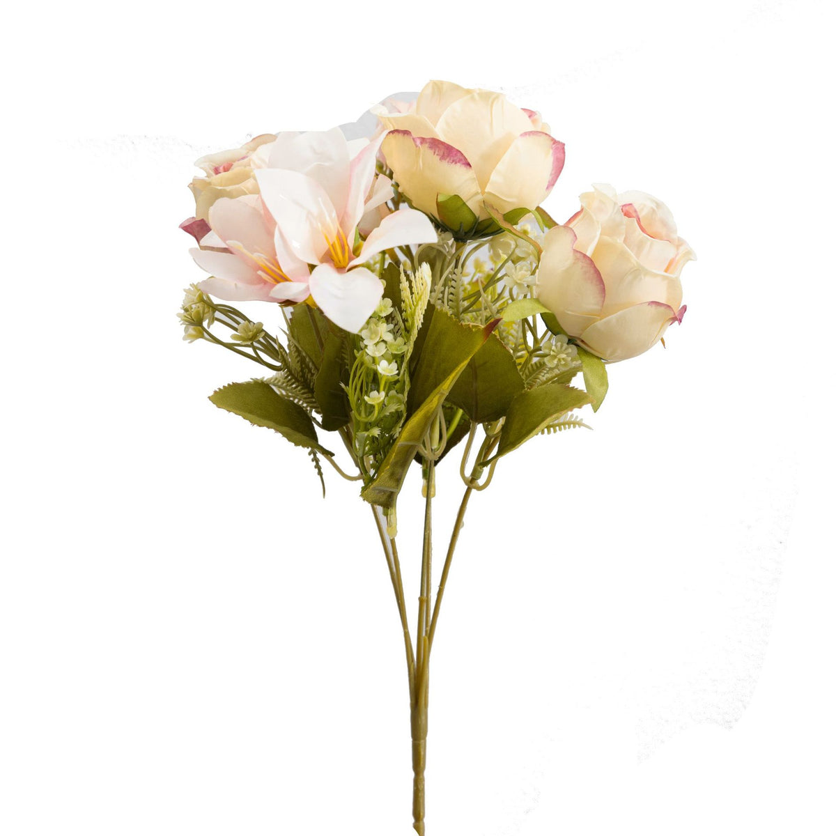 34 cm künstliche Rosenstrauß, realistisch, für Hochzeiten, Außendekoration, Wohnaccessoires