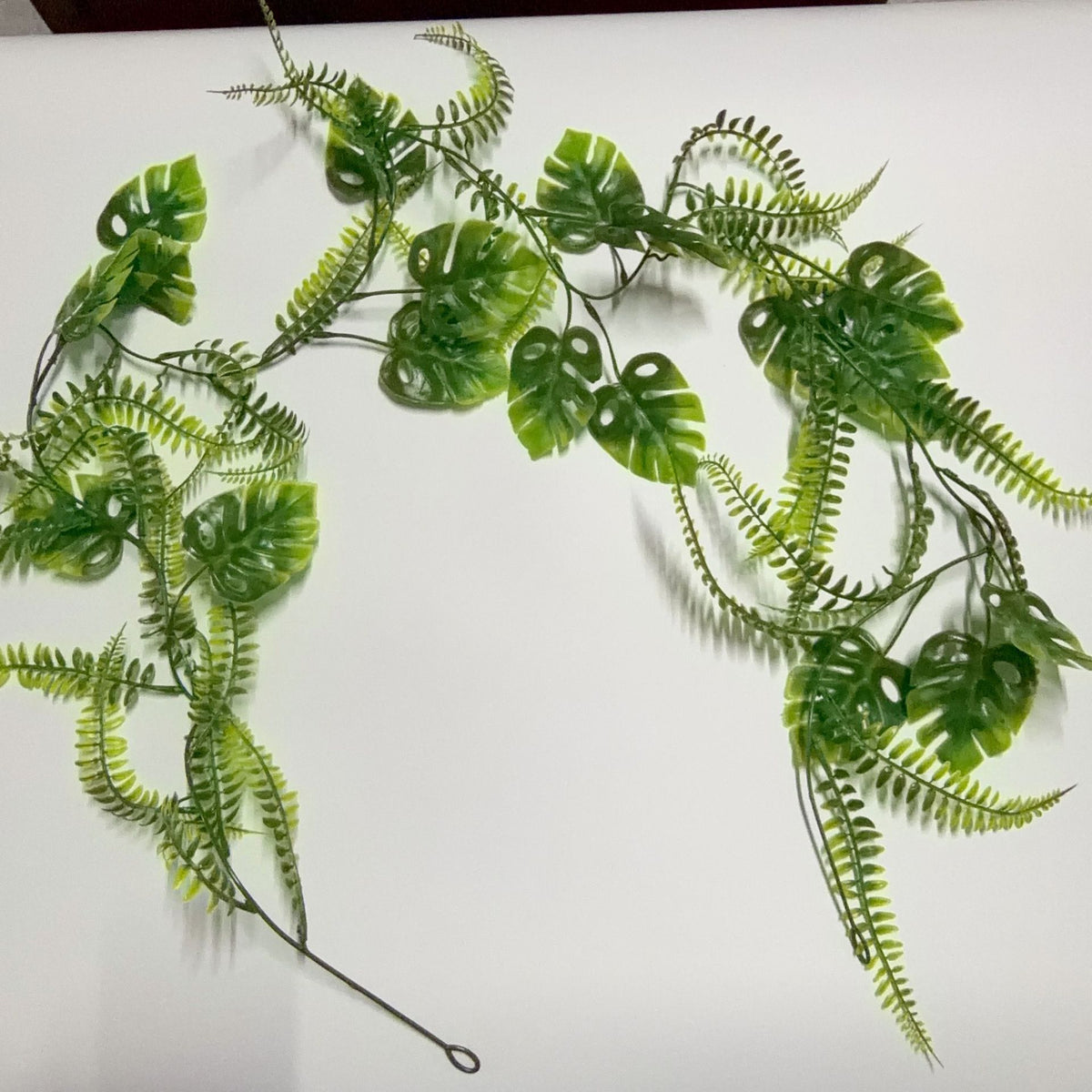 180 cm künstliche Monstera Ranke, Efeutute Deko, Kunstpflanze für Innendekoration, Wanddekoration, Hochzeit, Veranstaltungen, Büro