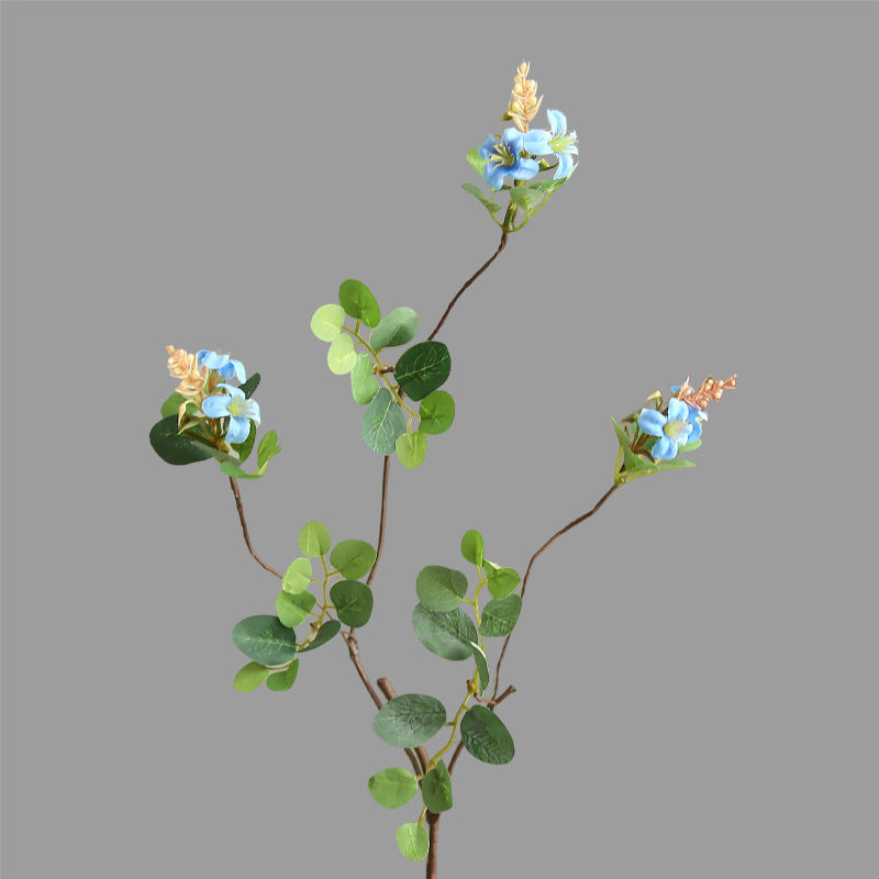 Künstliche Clematis, Single Stem mit 3 Blüten, 52 cm, Seidenstoff, für Zuhause und Gewerbe