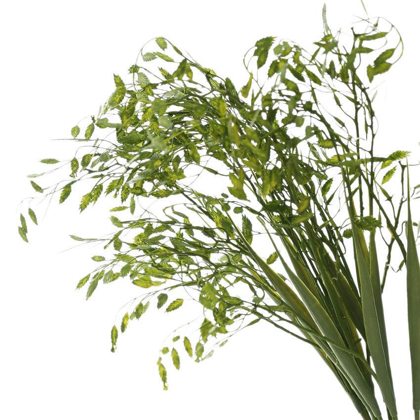 Künstliche Grünpflanze, 2-Zweige Hasenschwanzgras, 80 cm, für Zuhause, Büro und Veranstaltungen