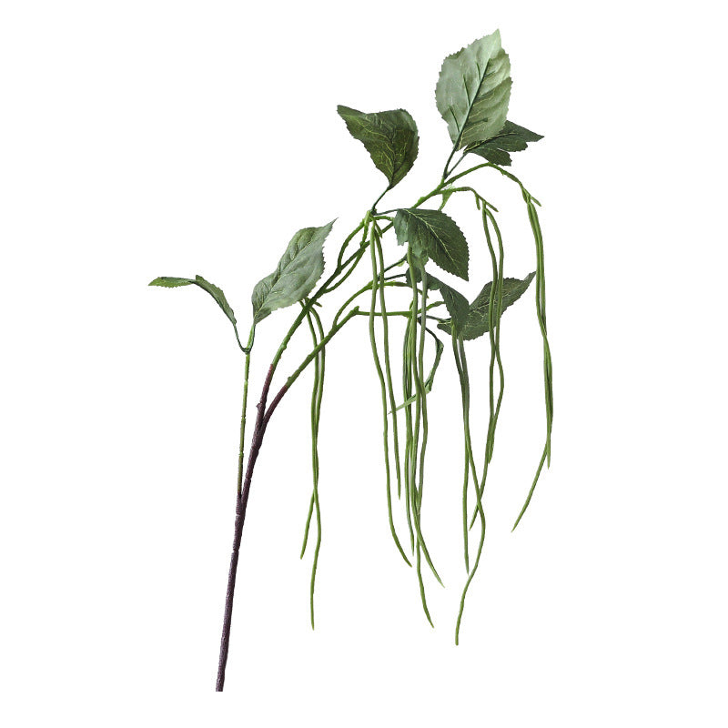 Künstliche Wisteria, 15-Blatt-Ranke, 93 cm, PE/PVC, für Innenraum, Hochzeit, Dekoration