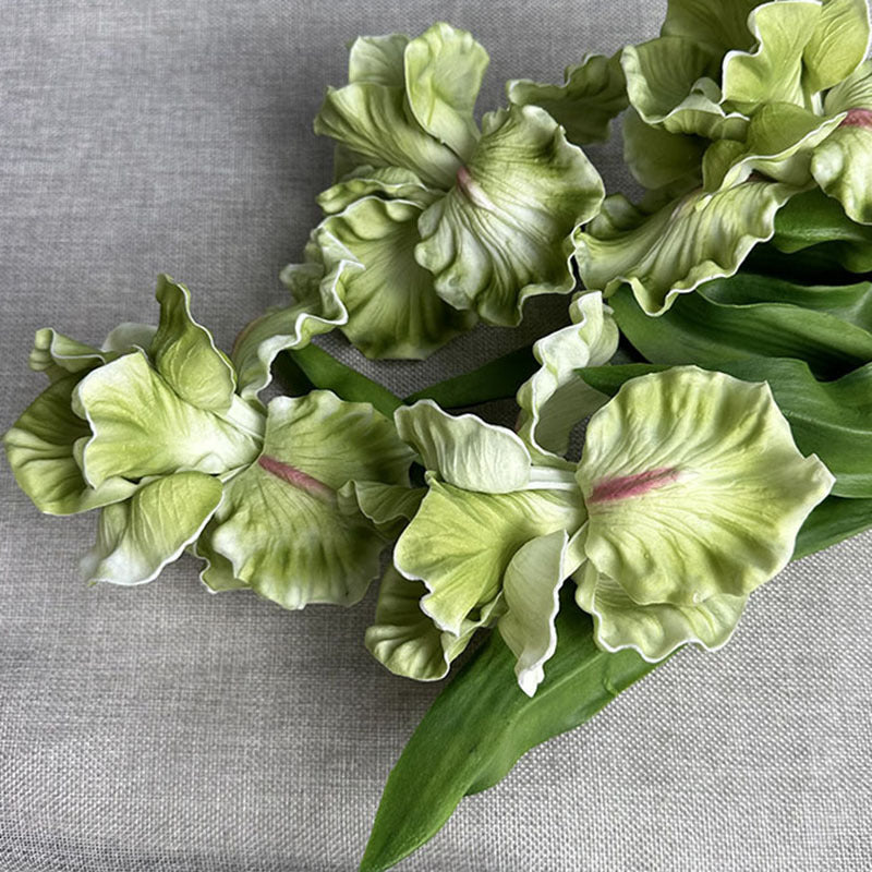 Künstliche Iris aus PU, 64 cm hoch, 15 cm Blütendurchmesser - für Hochzeiten, Büros, Hotels & Wohnaccessoires, 6 Farben