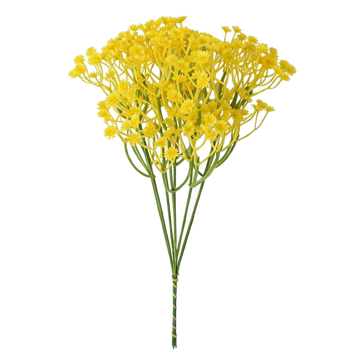 10 Kunststoff-Gypsophila (Schleierkraut) Bündel, je 30 cm, für Hochzeitsdekoration, Trauerkränze, Café-Deko, langlebig & pflegeleicht