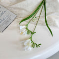 Künstliche Orchideen im Bush-Stil, 6 Blüten, 60 cm Höhe, aus Seidenstoff, für Hochzeiten und Innendekoration