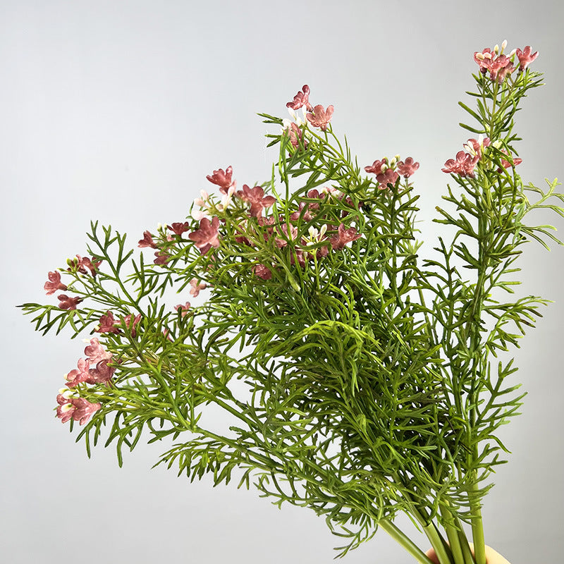 Künstlicher Chrysanthemen-Busch, Kunststoff, Gänseblümchen-Optik, Kamille-Stil, Dekoblumen für Hochzeit, Zuhause und Terrasse