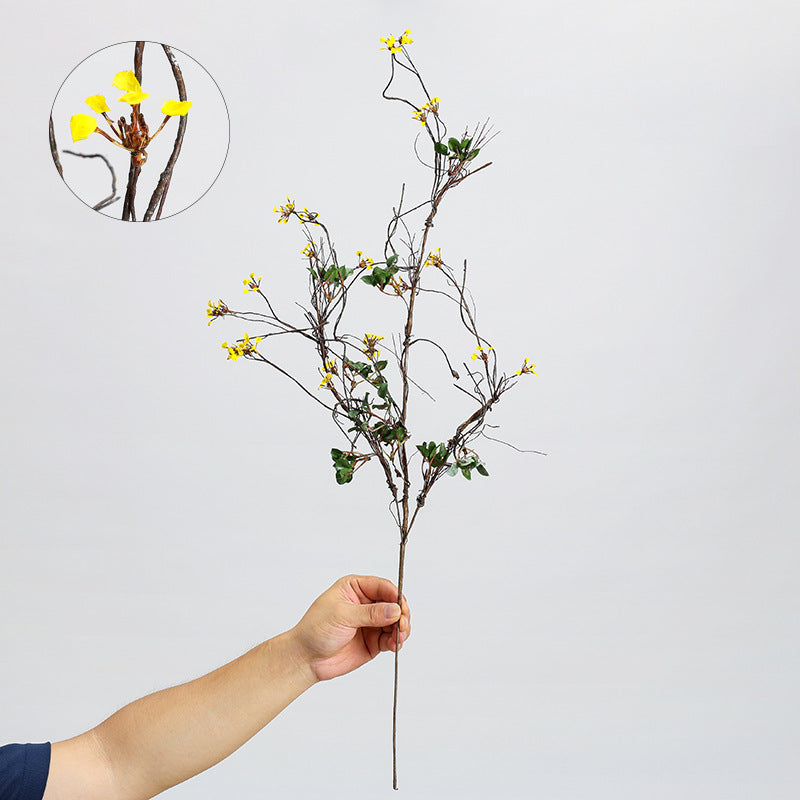 Einzelner Stiel mit 18 Blüten, Schleierkraut, 85 cm, Polyester-Seide, für Zuhause und Gewerbe