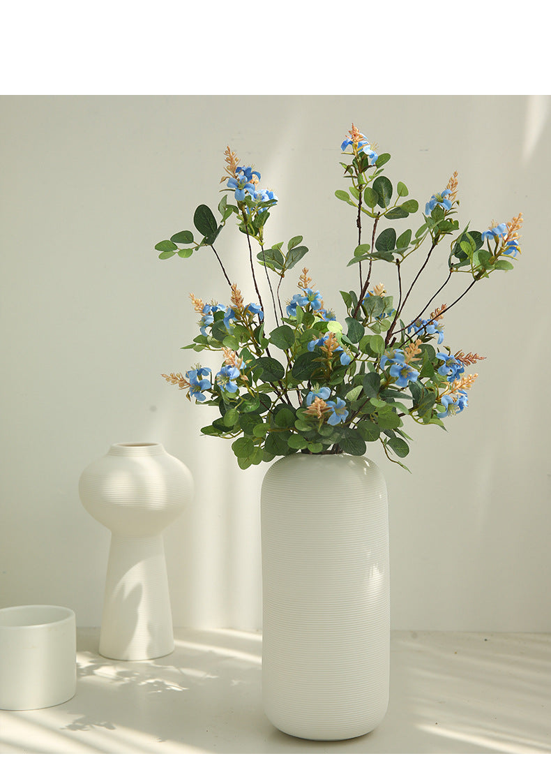 Künstliche Clematis, Single Stem mit 3 Blüten, 52 cm, Seidenstoff, für Zuhause und Gewerbe