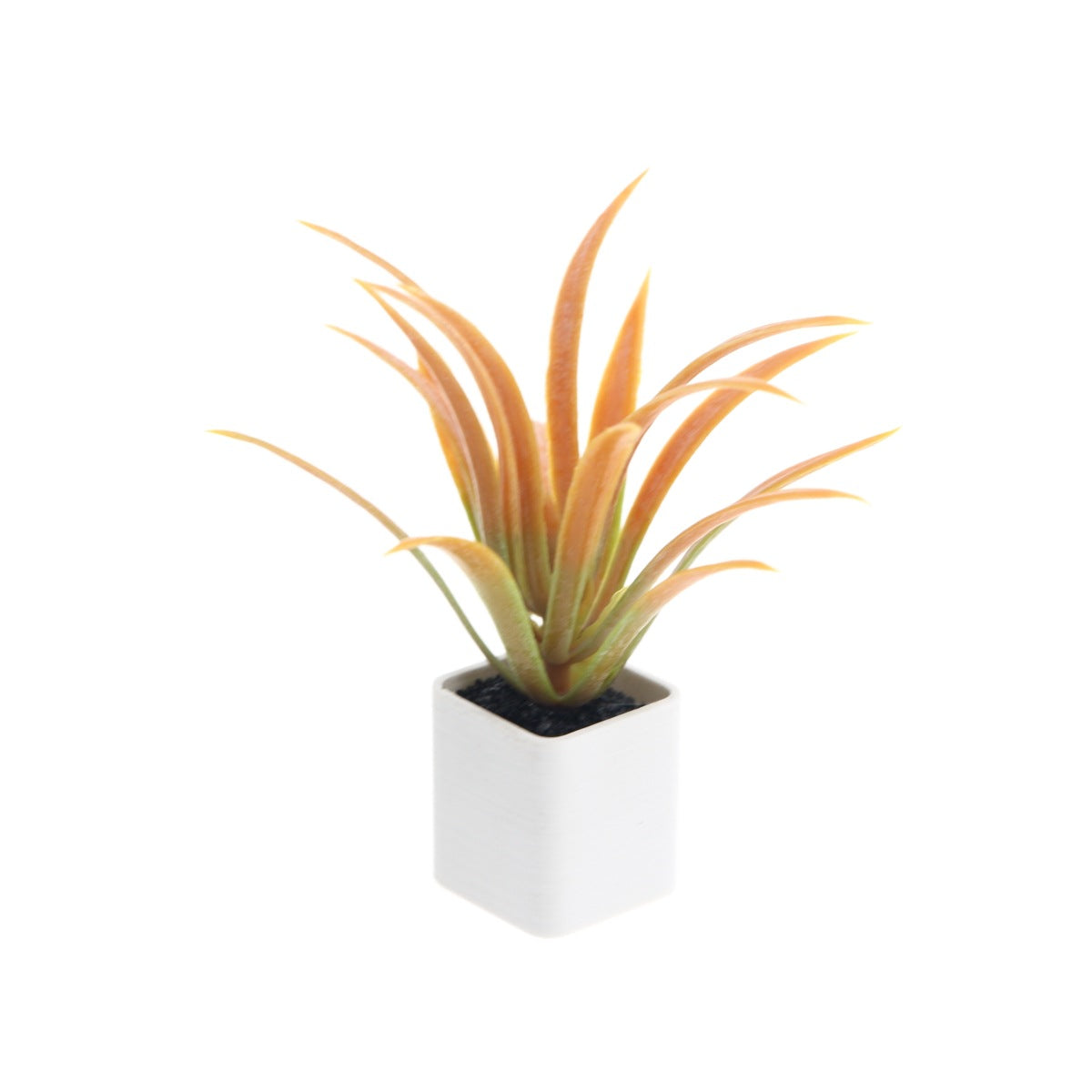 Mini-Deko-Ananas aus Kunststoff, 7 cm Topf, 6 cm Höhe, für Innendekoration, Modellbau und Dioramen