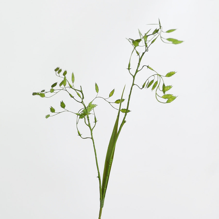 Künstliche Grünpflanze, 2-Zweige Hasenschwanzgras, 80 cm, für Zuhause, Büro und Veranstaltungen