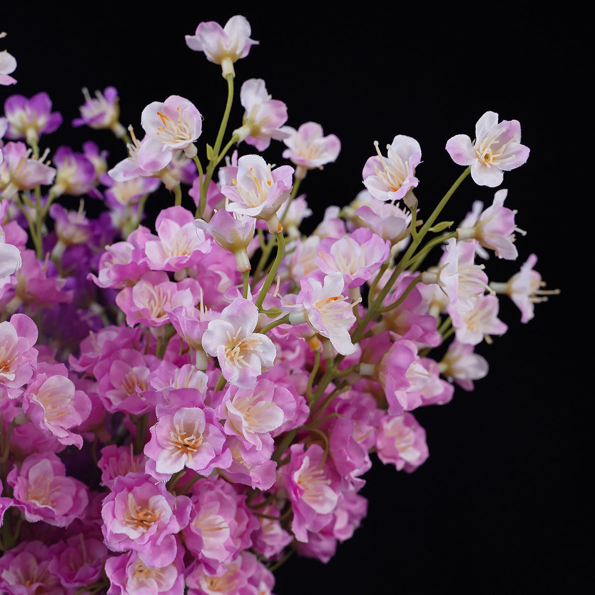 Künstliche Rittersporn-Blüte, einzelner Stiel mit 16 Blüten, 41 cm hoch, aus Seidenstoff, für Hochzeiten und Innendekoration