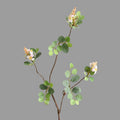 Künstliche Clematis, Single Stem mit 3 Blüten, 52 cm, Seidenstoff, für Zuhause und Gewerbe