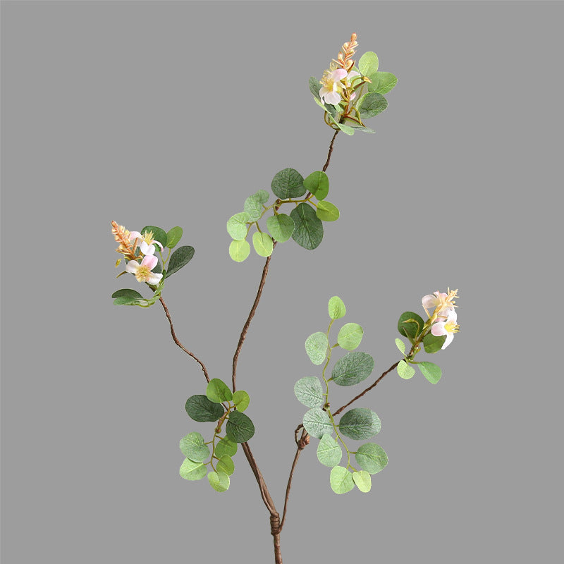 Künstliche Clematis, Single Stem mit 3 Blüten, 52 cm, Seidenstoff, für Zuhause und Gewerbe