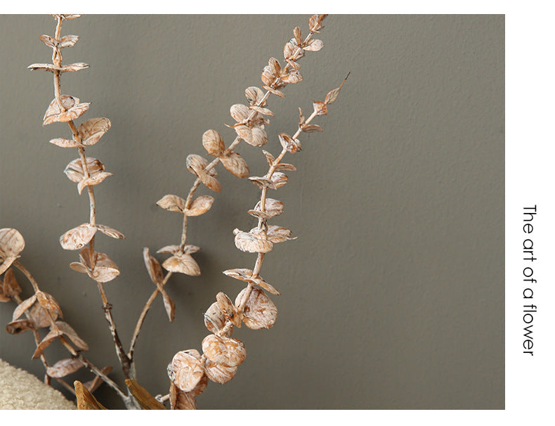 Künstliche Epipremnum aureum Vintage Herbstfarbe, Einzelstiel, 75 cm, aus Kunststoff für Innenraum-Deko