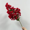 Künstliche Begonien-Blüten, 74 cm, Polyester, moderne Deko für Zuhause, Hochzeiten und Gewerbe
