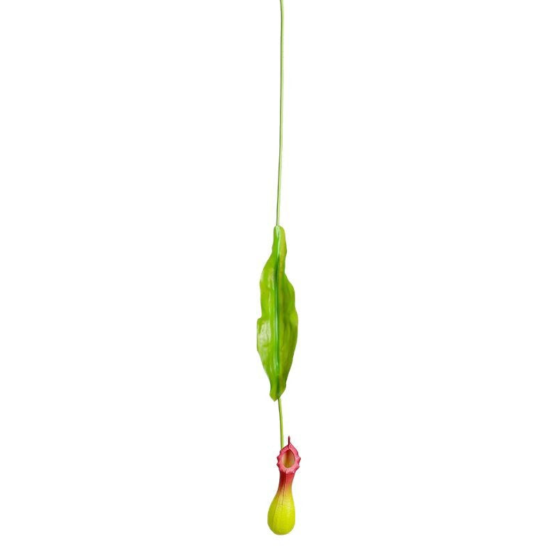 Künstliche Hängepflanze, Kannenpflanze (Nepenthes), 77 cm, PE/PVC, für Wohn- und Geschäftsräume