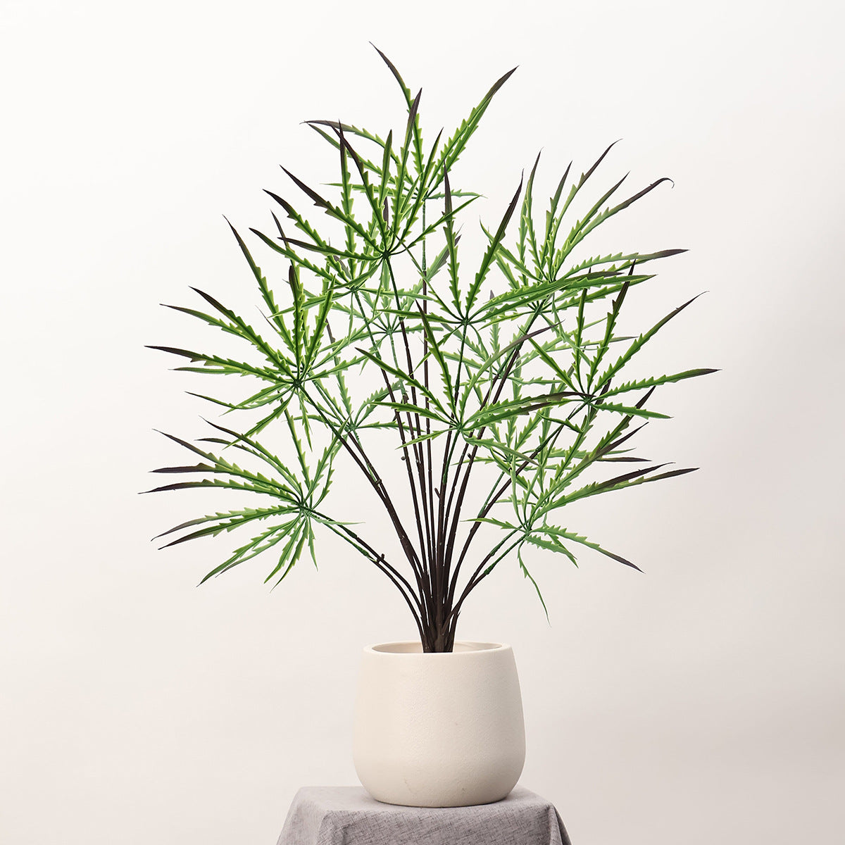 Kunstpflanze Schefflera (Fingeraralie) Strauch, 1 Stück, Kunststoff PE/PVC, für Büro, Hotel, Schaufenster und Zuhause
