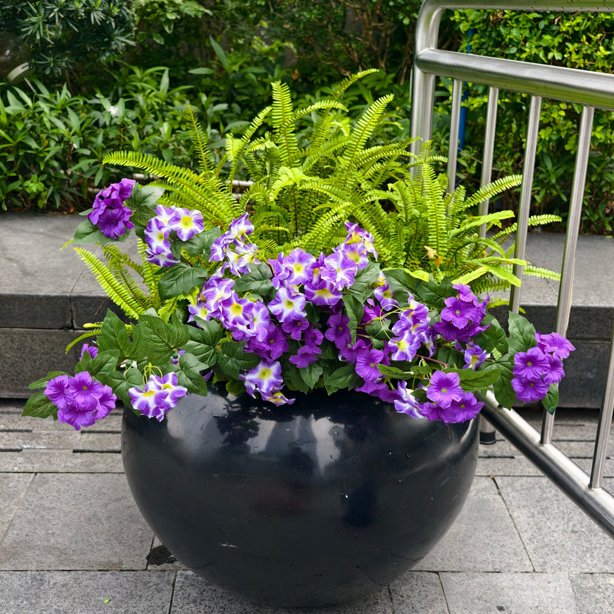 Upgraded Faux Petunia Blumen – UV-beständige Kunstblumen für Außenbere – kunstblumenshop