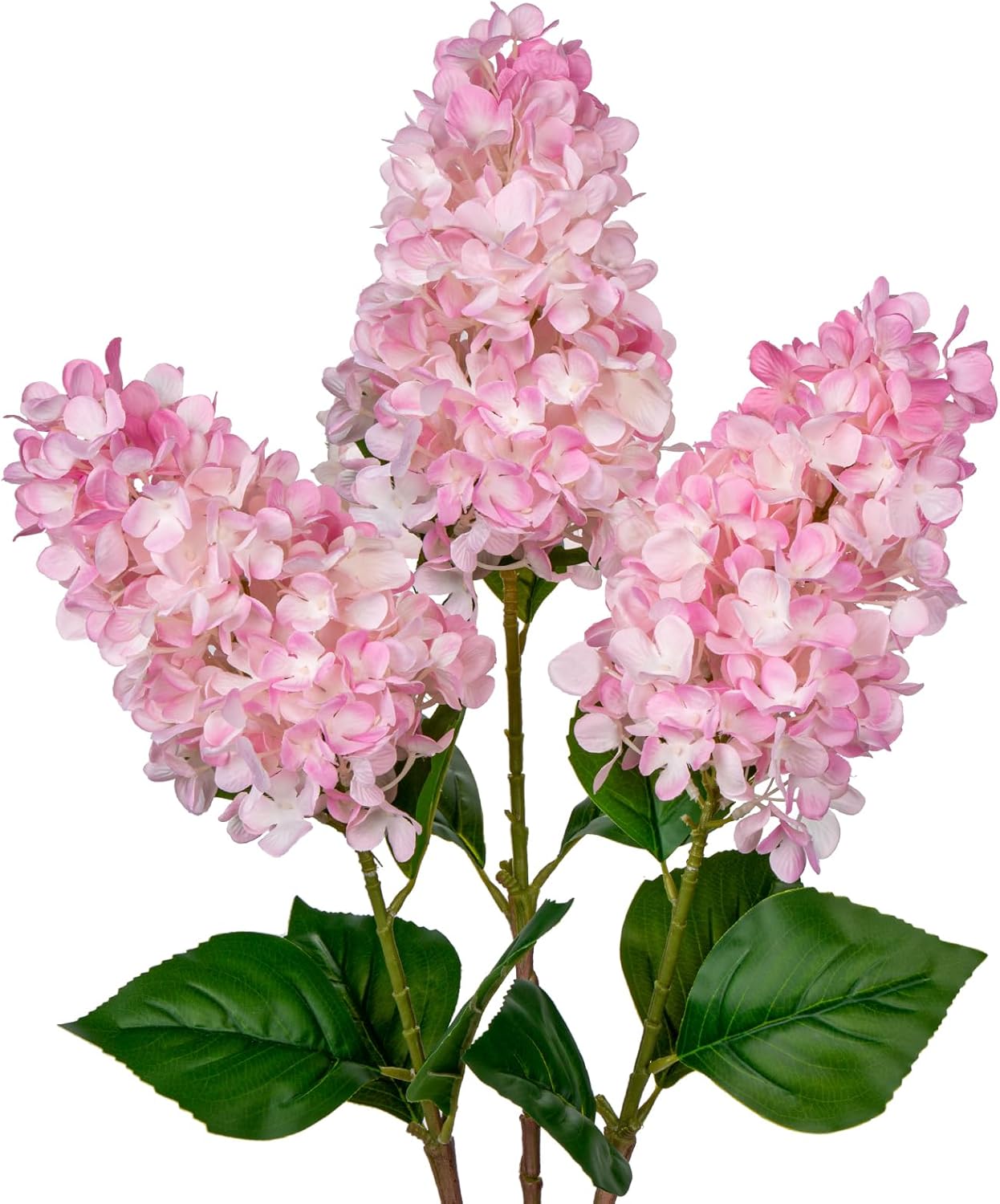 3er Set Natürliche Rispenhortensien-Kunstblumen – Frühlingsdeko mit 73 cm Zweigen für Vasenarrangements & Wohndekoration | Pflegeleicht & Ganzjährig
