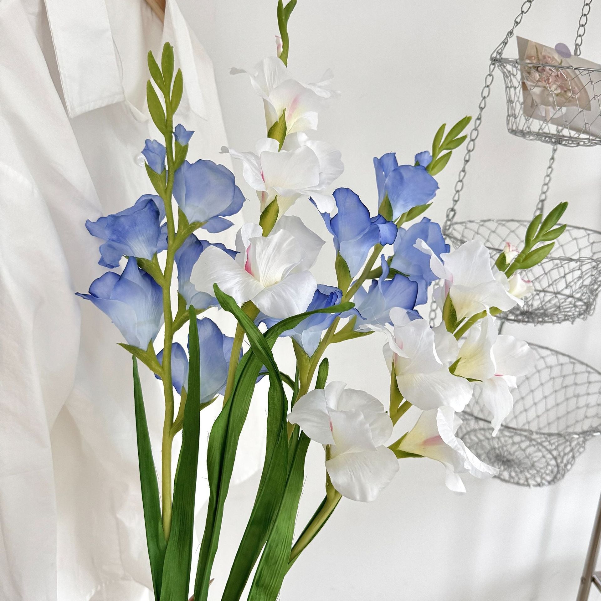 90 cm Real-Touch-Künstliche Gladiolen Für DIY-Blumenprojekte, Geschenke sowie Büro- und Hausdekoration