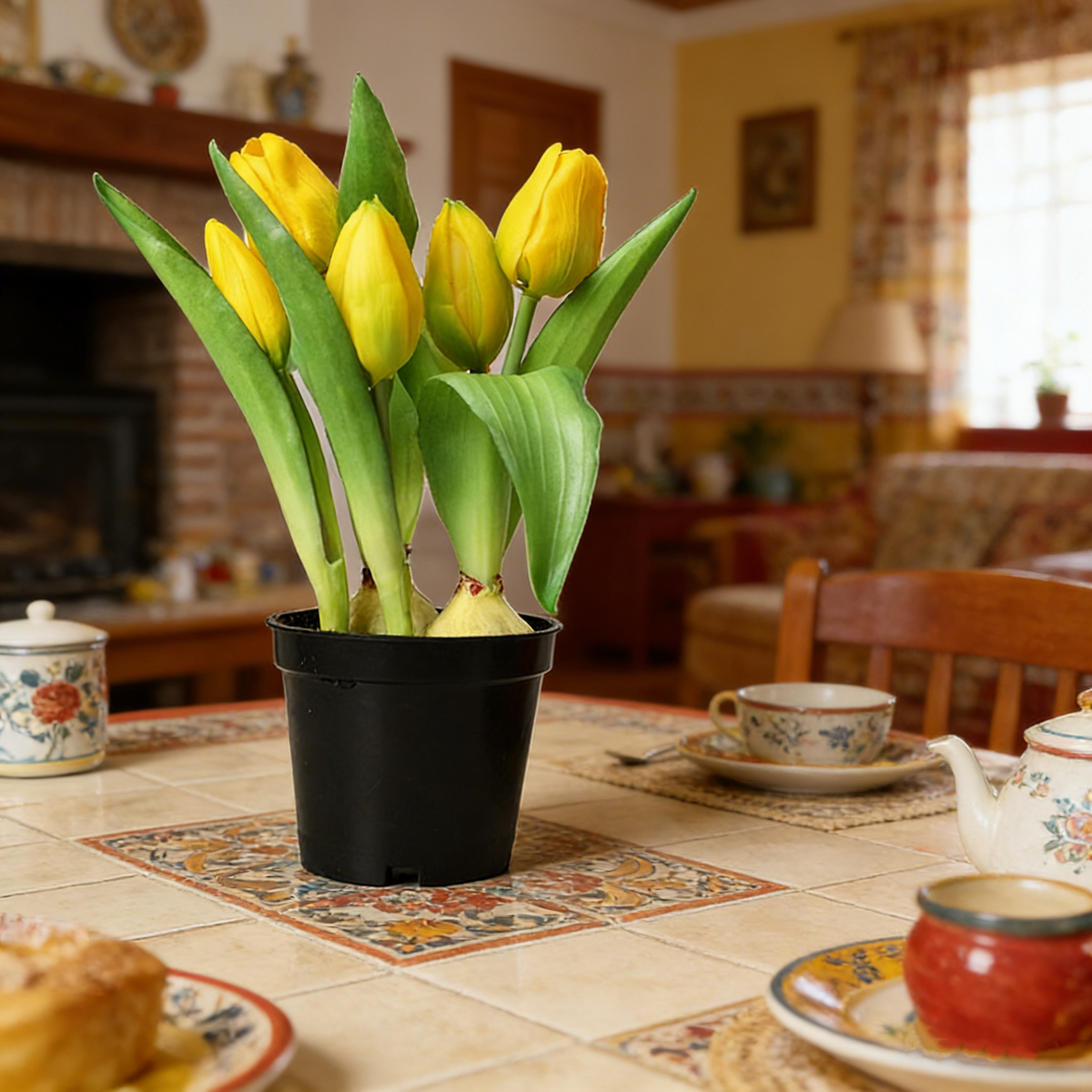 Real Touch Kunstblumen Tulpen 26cm