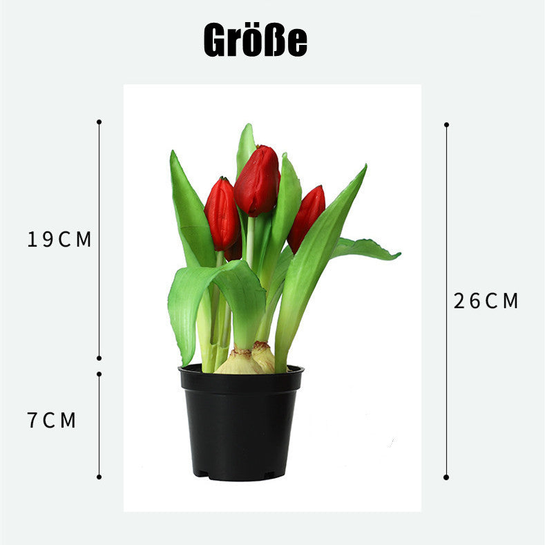 Real Touch Kunstblumen Tulpen 26cm