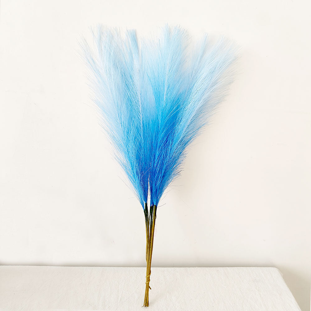 10 Stängel pro Bündel 55cm künstliches Pampasgras Schilf – Realistisches Kunstpflanzen für Arrangements, Home Decor, Wohnraumgestaltung & DIY-Dekoprojekte